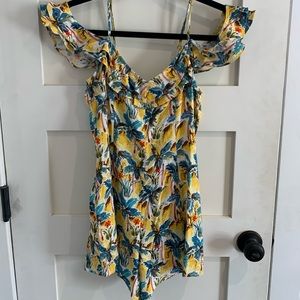 NWT Forever21 floral, Off the shoulder romper